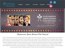 Tablet Screenshot of izmirartemisfilmfest.org